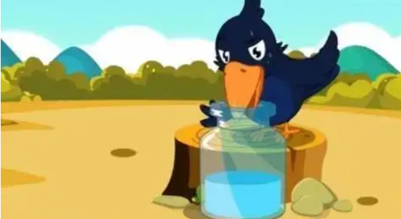 乌鸦喝水是不是寓言故事