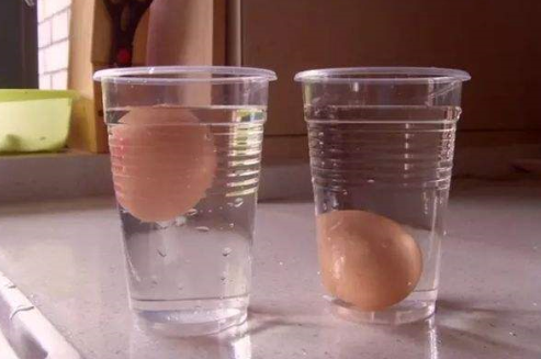 把鸡蛋放在盐水里为什么会浮起来