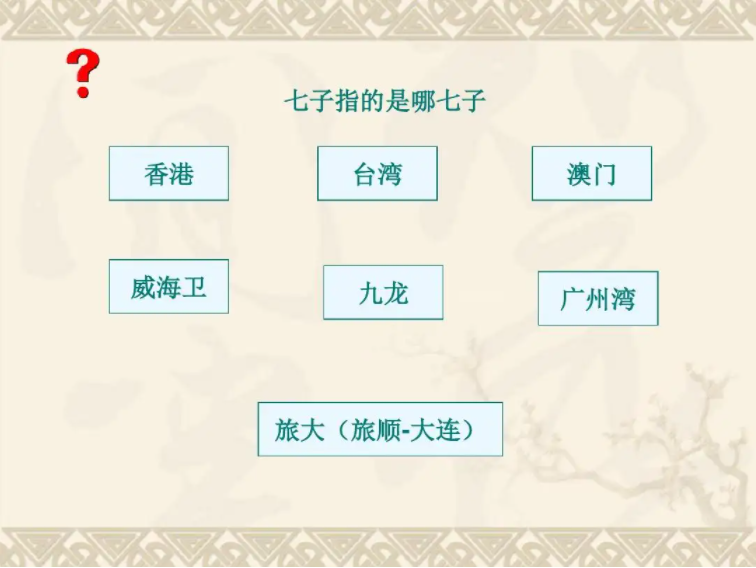 七子之歌是哪七子