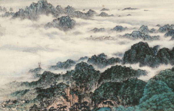 明月出天山苍茫云海间描写什么