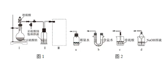 浓硫酸和亚硫酸钠反应的化学方程式是什么