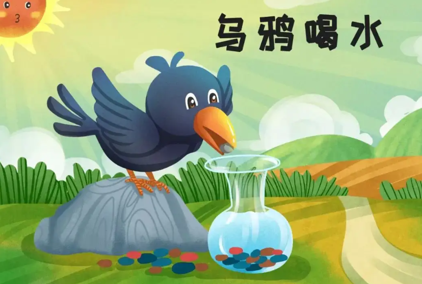 乌鸦喝水的寓意