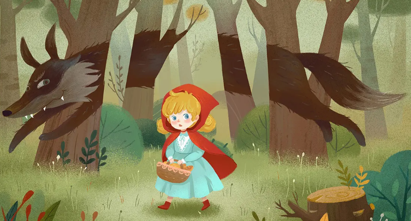 在《小红帽》中，谁假扮成外婆了？