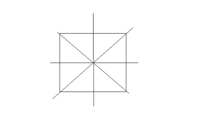 正方形有几条对称轴呢？