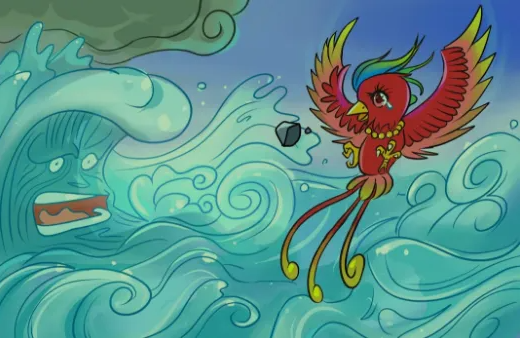 精卫填海是不是寓言故事