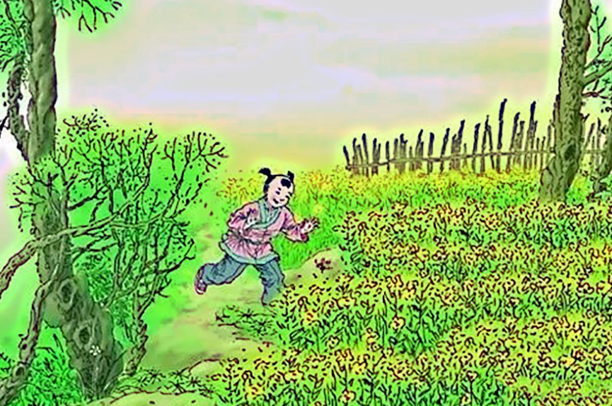 飞入菜花无处寻的上一句