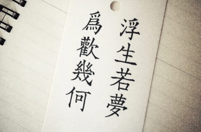 浮生若梦为欢几何什么意思