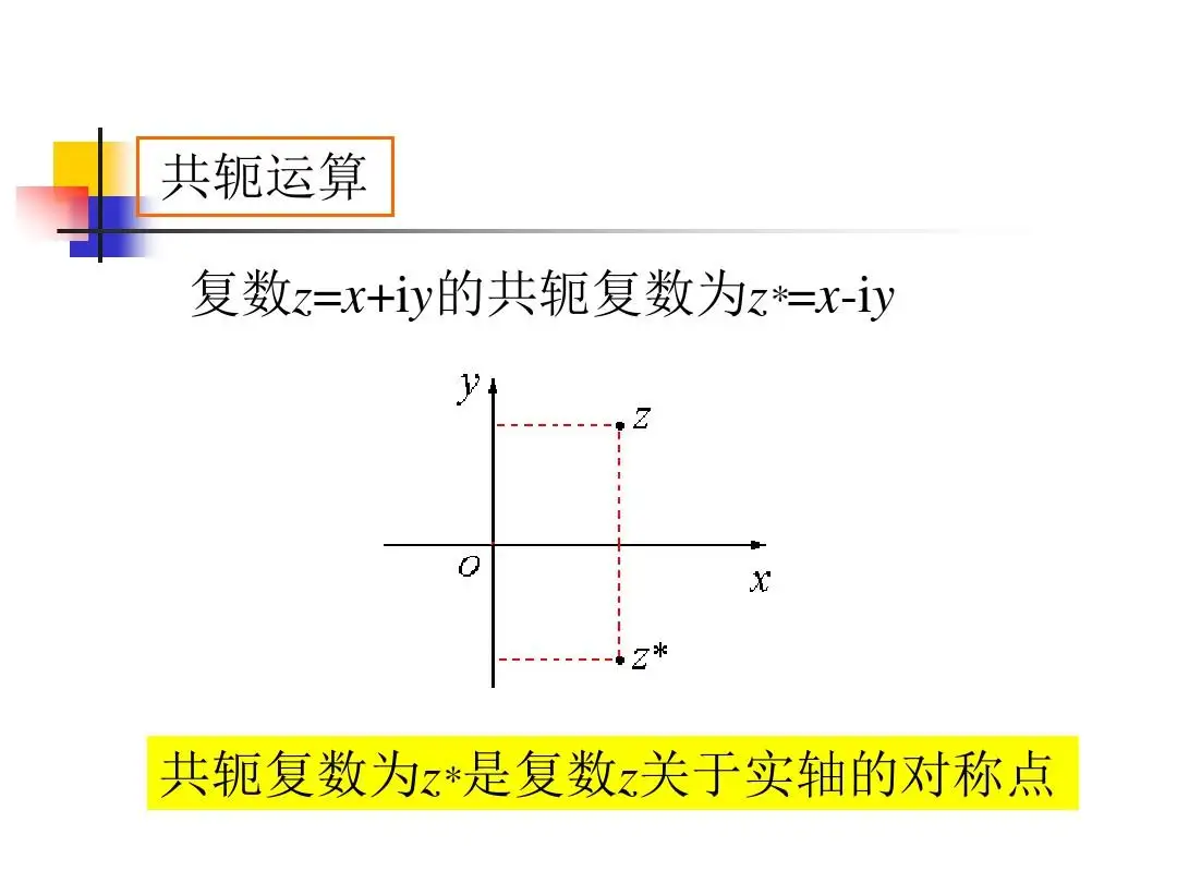共轭复数的运算公式是什么