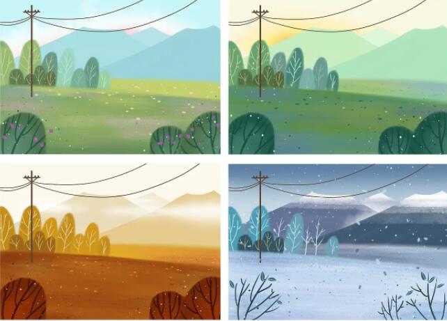 春夏秋冬分别是哪几个月啊?