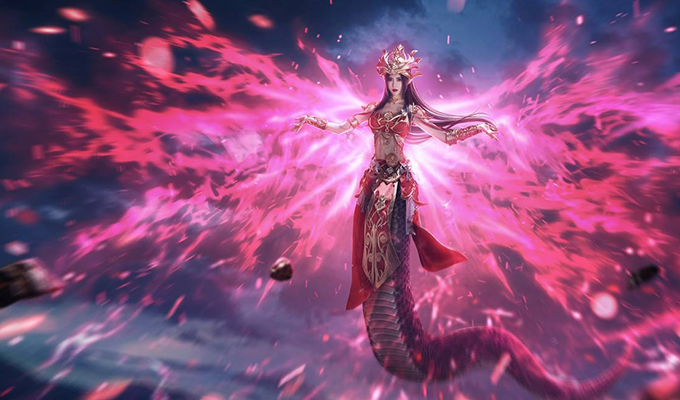 斗破苍穹美杜莎女王生孩子是多少章