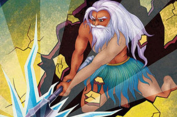 开天辟地的神话人物是谁