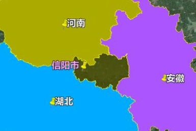 信阳在河南的位置图