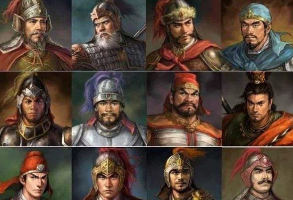 三国演义中武将排名前十名都有谁