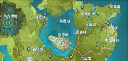 原神蒙德地灵龛位置在哪