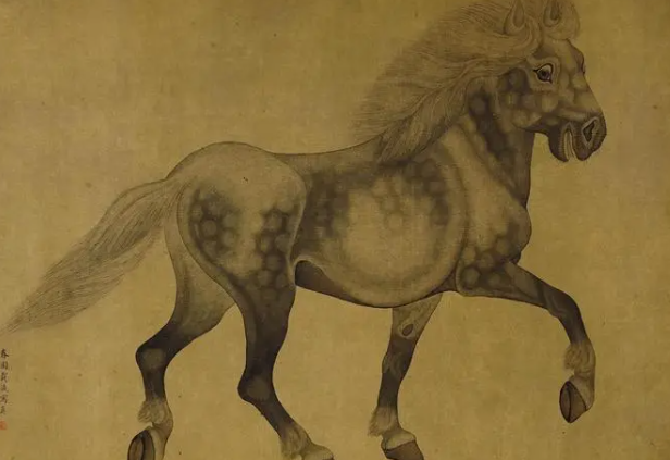 骏马图的作者画家是谁