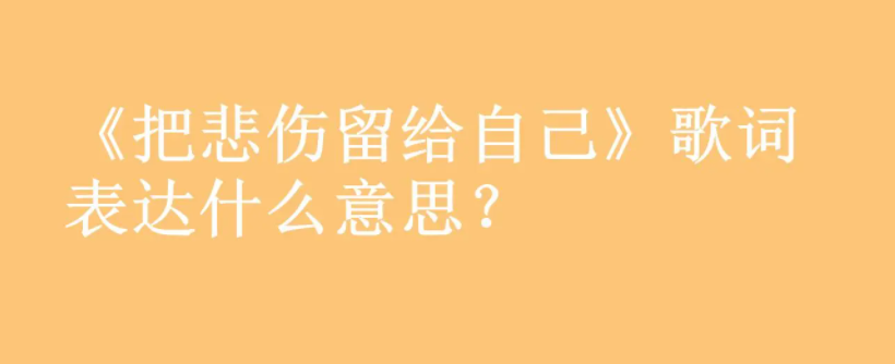 是不是可以牵你的手是什么歌词