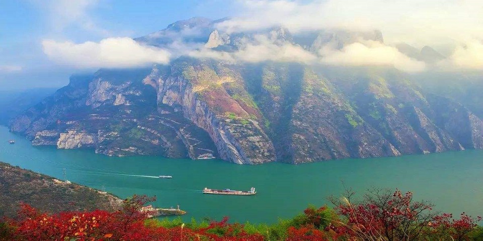 赞美三峡风光的诗句
