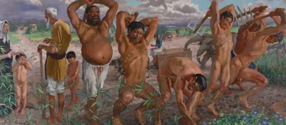 愚公移山是谁画的