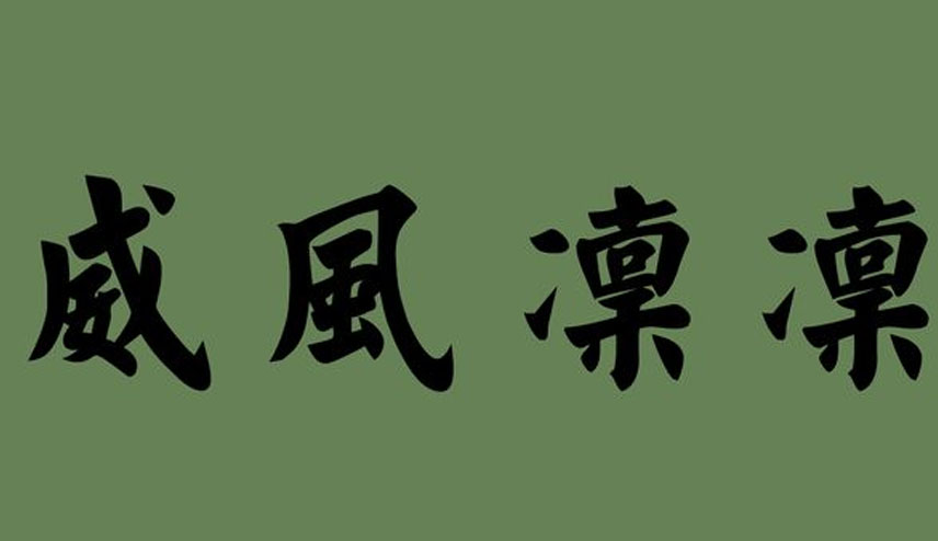 威风凛凛的意思