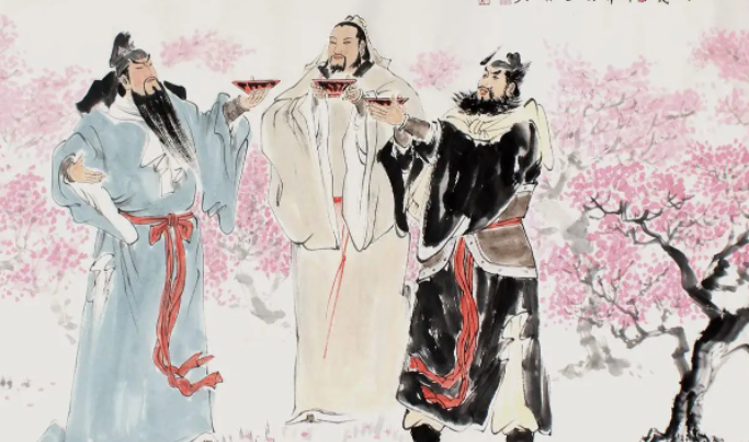 桃园结义三兄弟是谁