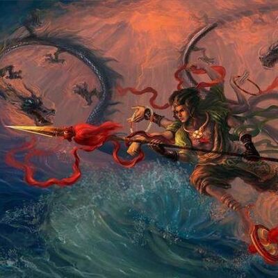 三头六臂的人物是谁