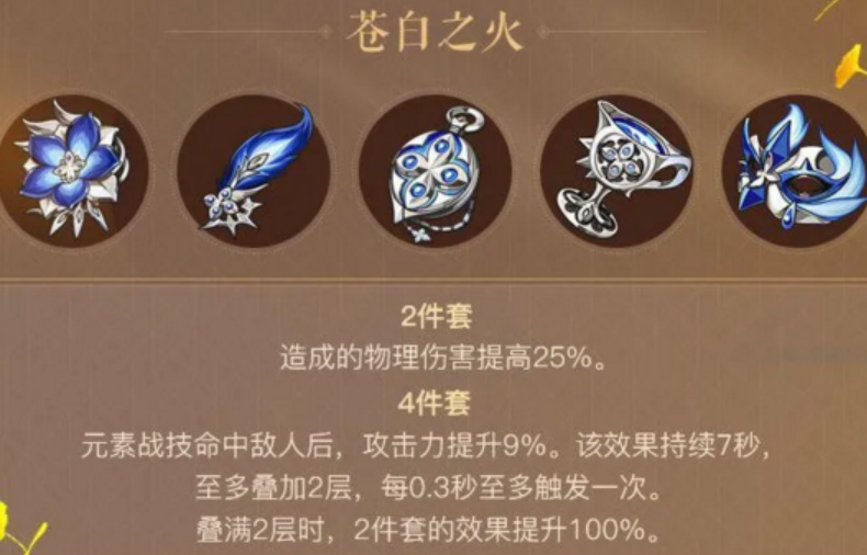 苍白之火圣遗物适合谁