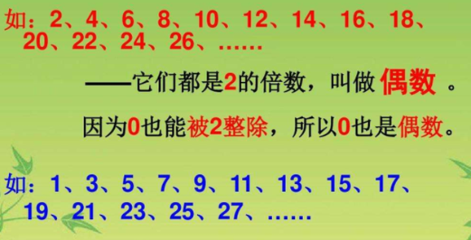 0是不是偶数吗