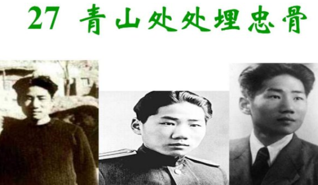 青山处处埋忠骨是谁写的