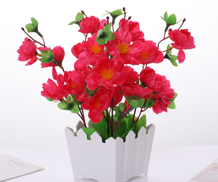 客厅高档仿真花盆景