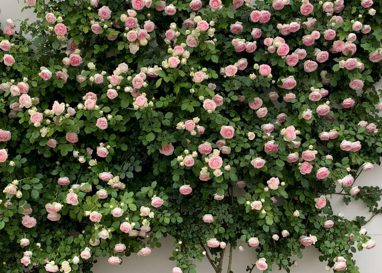 镁泥花盆里能种爬藤月季吗