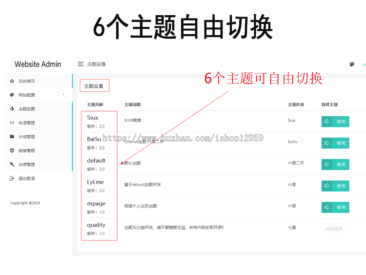 站长网址多主题导航网站源码分类NAS网址域名目录导航