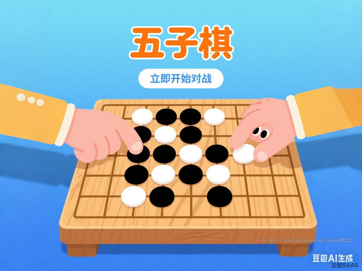 五子棋对战小游戏抖音快手微信小程序看广告流量主开源