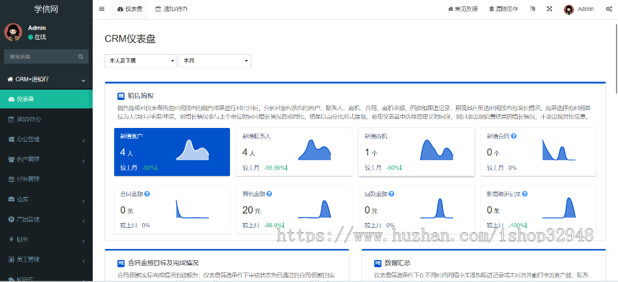 基于Fastadmin的CRM-仓储云进销存系统