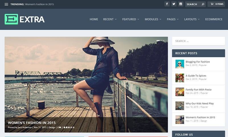 Extra 4.27.4完美汉化中文版|新闻杂志CMS响应式WordPress企业高级主题模板下载