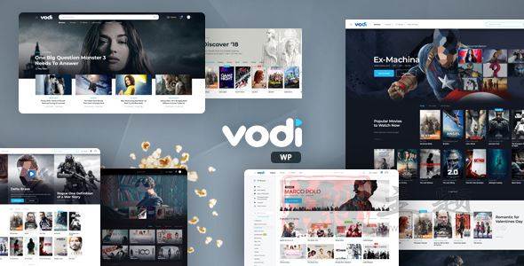 Vodi 1.2.13汉化中文版|影视节目视频电影WordPress企业主题模板