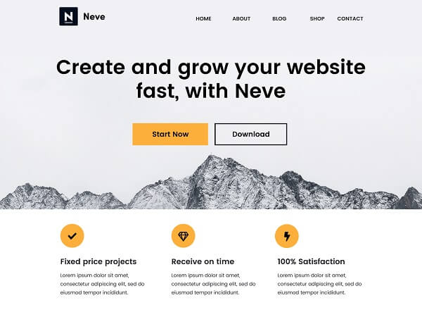 Neve 3.8.12及Neve Pro 2.8.9汉化中文版|轻量多功能博客响应式WordPress主题模板
