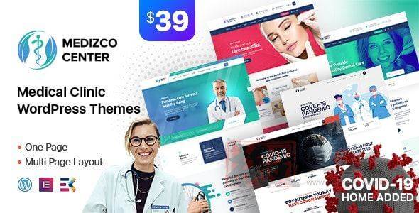 Medizco 3.7.0汉化中文版|医疗保健和牙科医院诊所WordPress主题模板插图 Medizco 3.7.0汉化中文版|医疗保健和牙科医院诊所WordPress主题模板