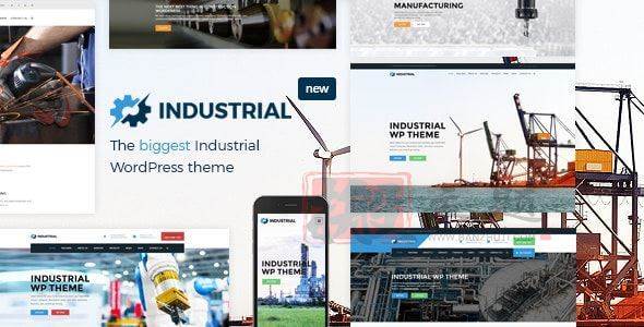 Industrial 1.7.9完美汉化中文版|工业制造工厂响应式WordPress主题模板