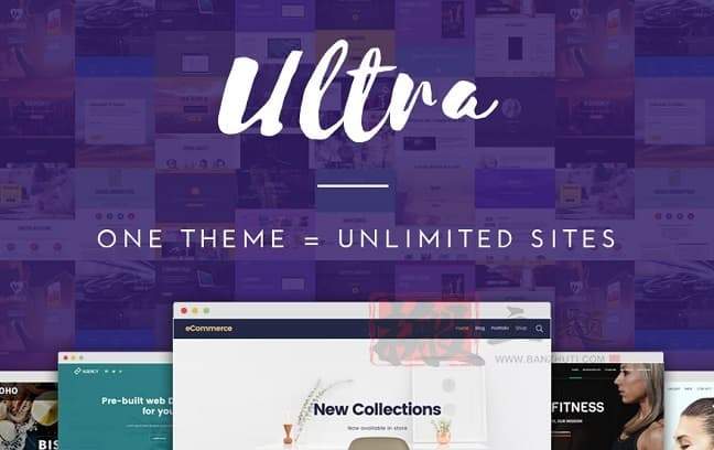 Themify Ultra 7.8.9完美汉化中文版|简易企业展示一键生成可视化编辑WordPress主题
