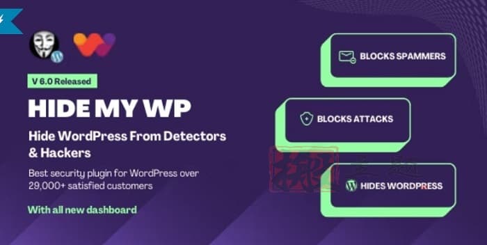 Hide My WP Ghost 8.2.13完美汉化中文版|WordPress信息隐藏防攻击插件插图 Hide My WP Ghost 8.2.13完美汉化中文版|WordPress信息隐藏防攻击插件