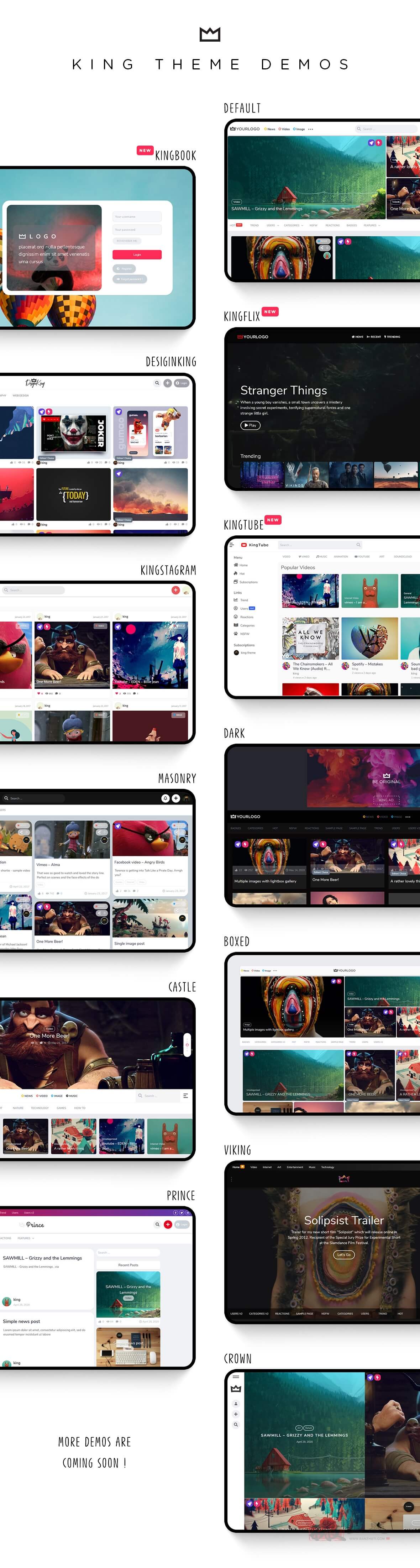 King 10.0.0汉化中文版|炫酷漂亮杂志新闻游戏资讯WordPress主题插图1 King 10.0.0汉化中文版|炫酷漂亮杂志新闻游戏资讯WordPress主题