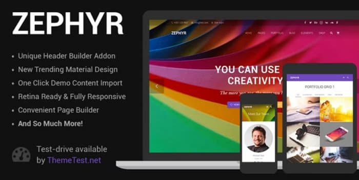 Zephyr 8.34汉化中文版|可视化自定义设计WordPress企业主题插图 Zephyr 8.34汉化中文版|可视化自定义设计WordPress企业主题