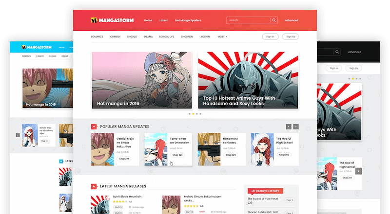 Madara 2.2.2.1汉化中文版|响应式WordPress漫画小说主题模板