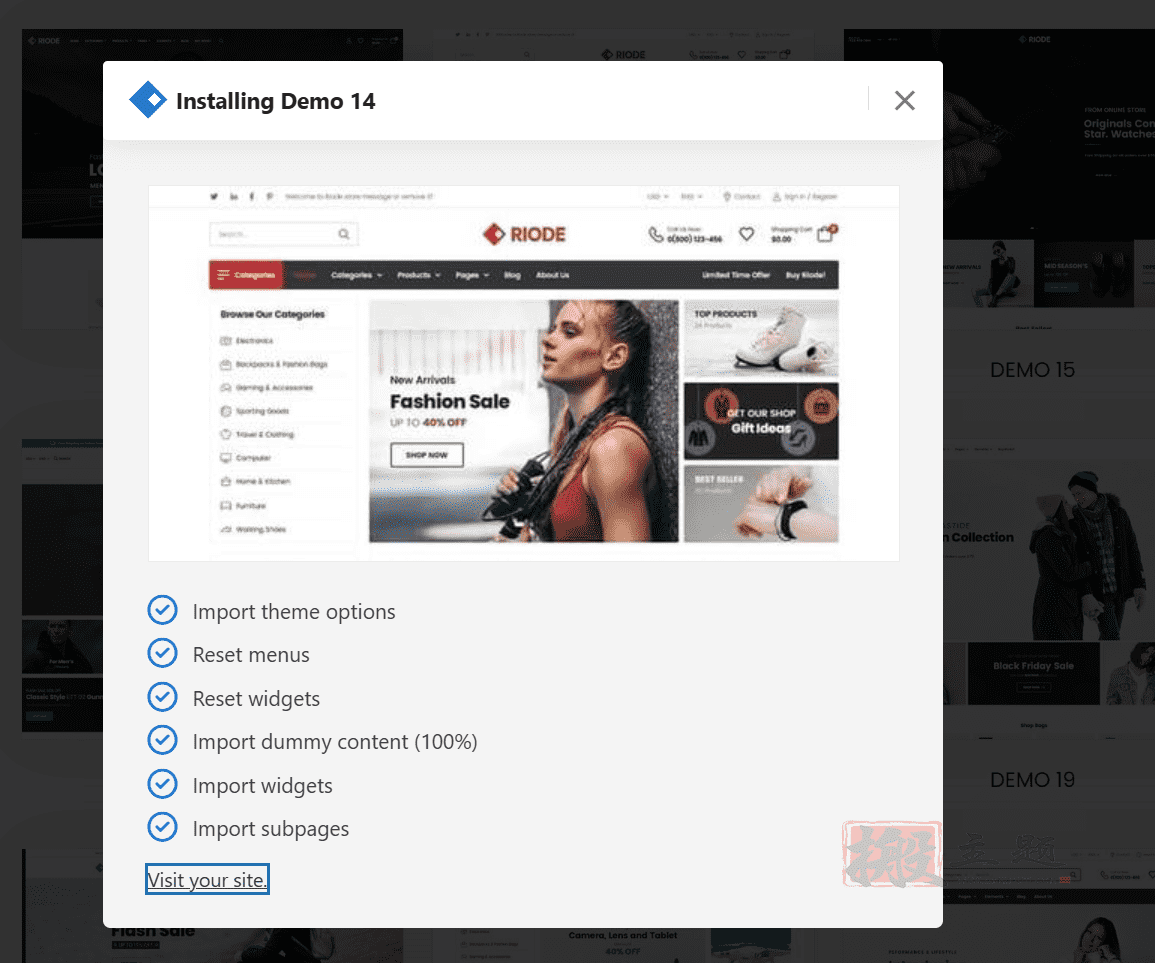 Riode 1.6.23汉化中文版|多功能多类型适配WooCommerce WordPress主题插图1 Riode 1.6.23汉化中文版|多功能多类型适配WooCommerce WordPress主题