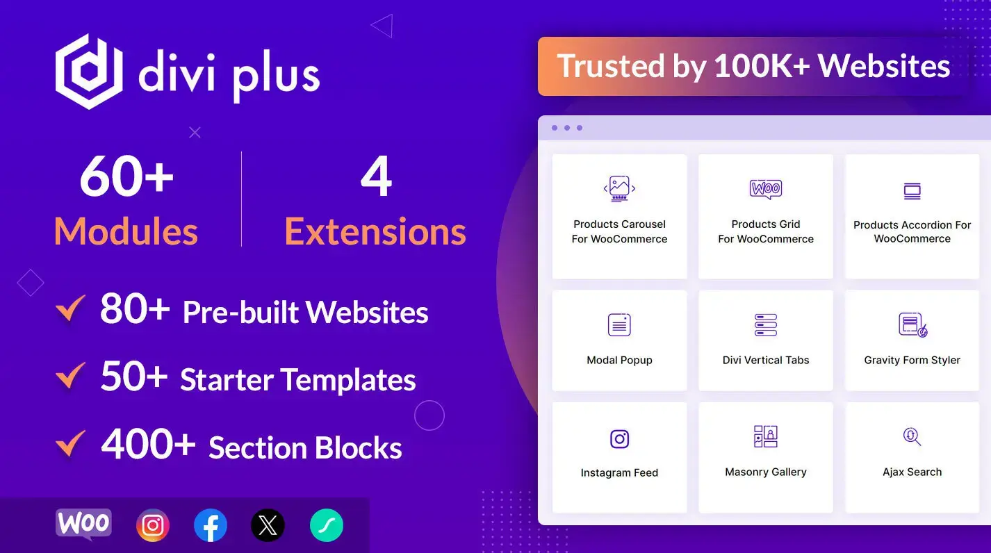Divi Plus 1.17.0完美汉化中文版|Divi主题扩展功能模板包WordPress插件