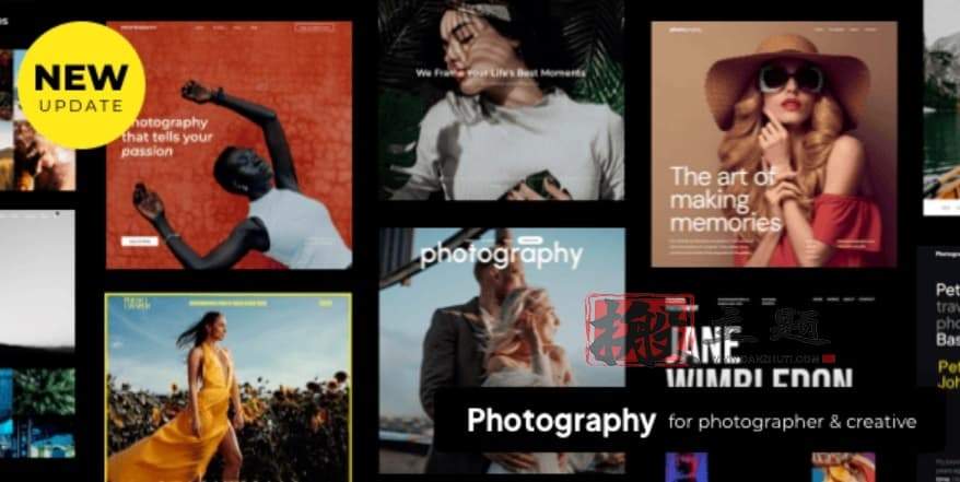 Photography 7.6.6汉化中文版|高级摄影照片作品WordPress主题模板