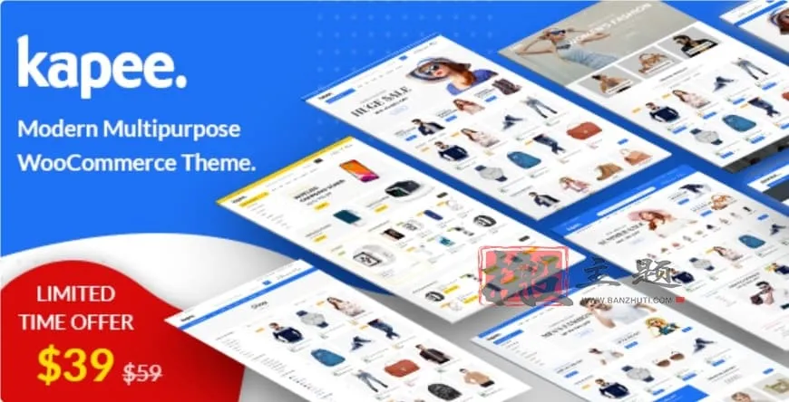 Kapee 1.6.19汉化中文版|时尚轻量WooCommerce WordPress主题模板插图 Kapee 1.6.19汉化中文版|时尚轻量WooCommerce WordPress主题模板