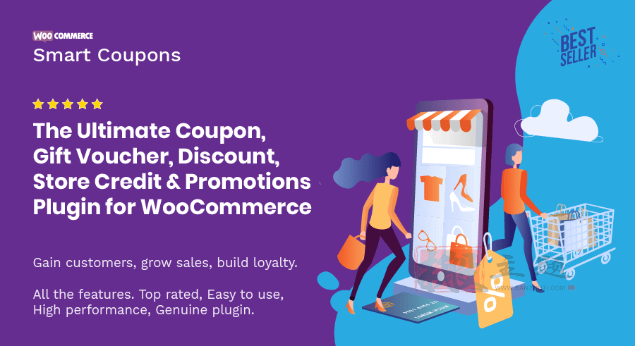 WooCommerce Smart Coupons 9.46.0完美汉化中文版|WooCommerce优惠券自定义设计WordPress插件插图 WooCommerce Smart Coupons 9.46.0完美汉化中文版|WooCommerce优惠券自定义设计WordPress插件