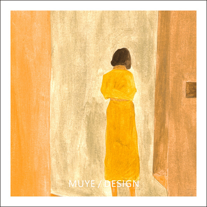 牧野MUYE原创手绘创意插画风格明信片