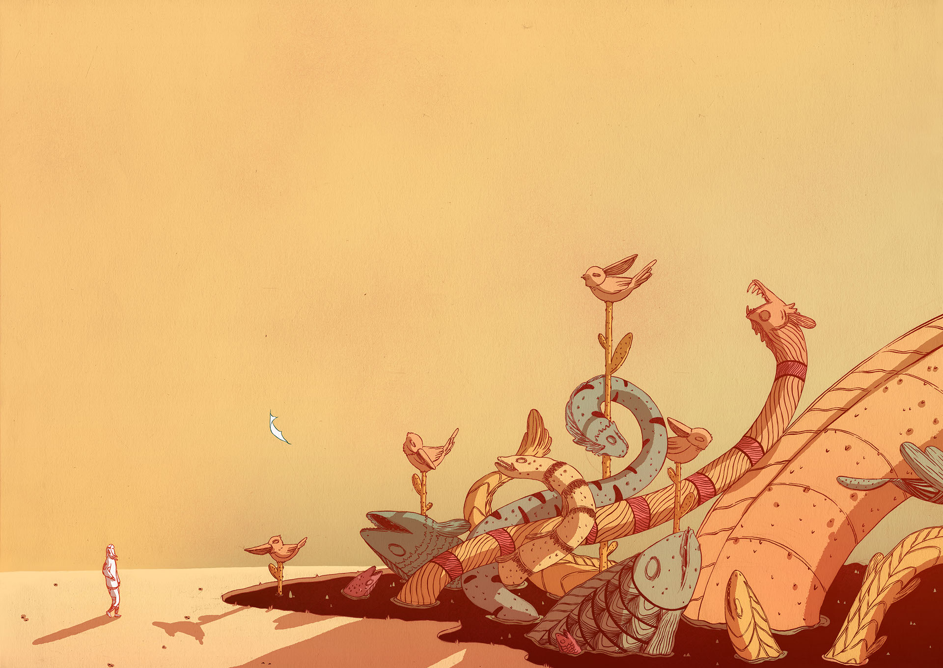 PAPERBOY-This Is a Simple Story-插画